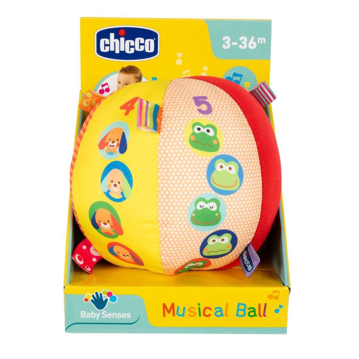 CHICCO GIOCO PALLA MUSICALE Baby Senses