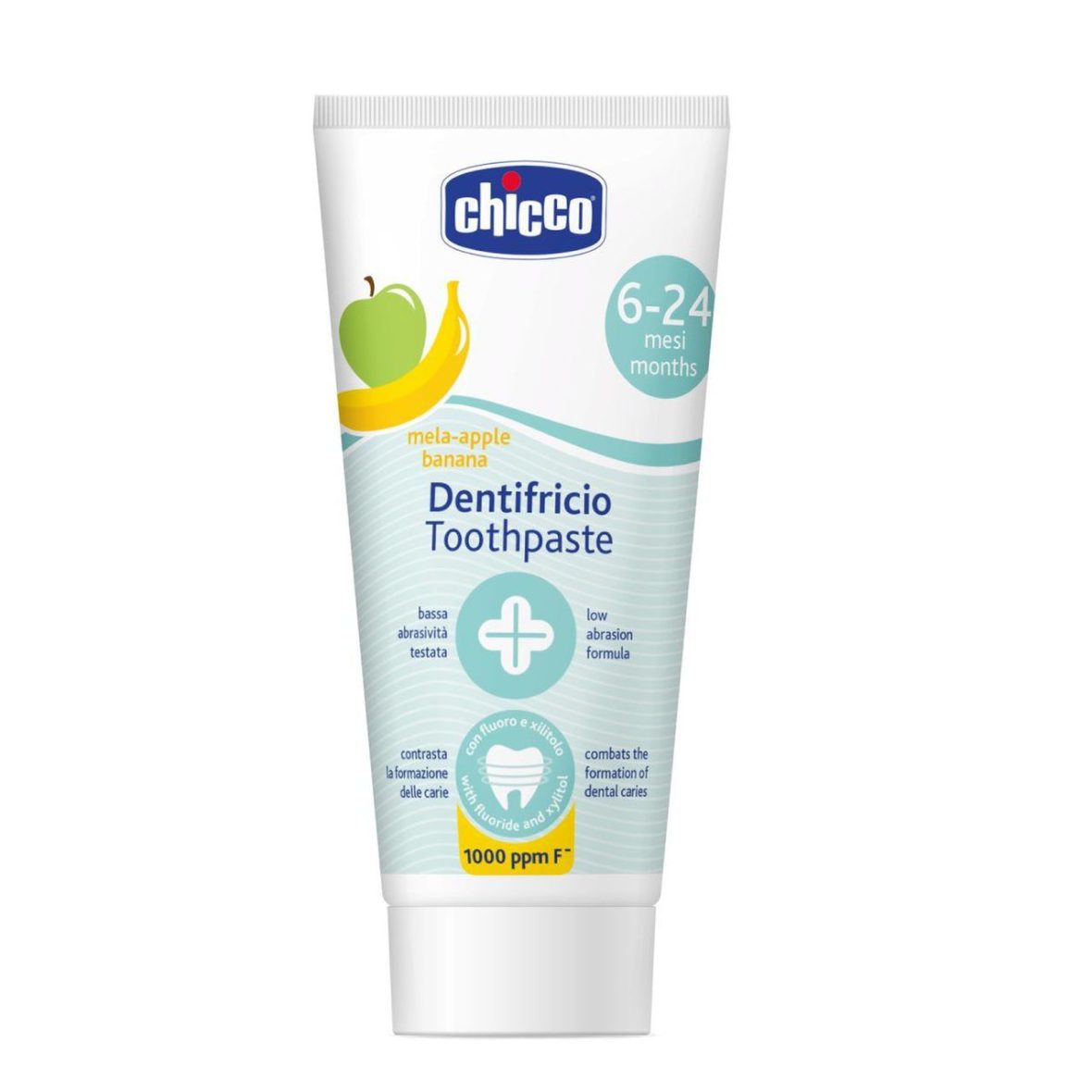 Dentifricio Mela-Banana Chicco 50 ml