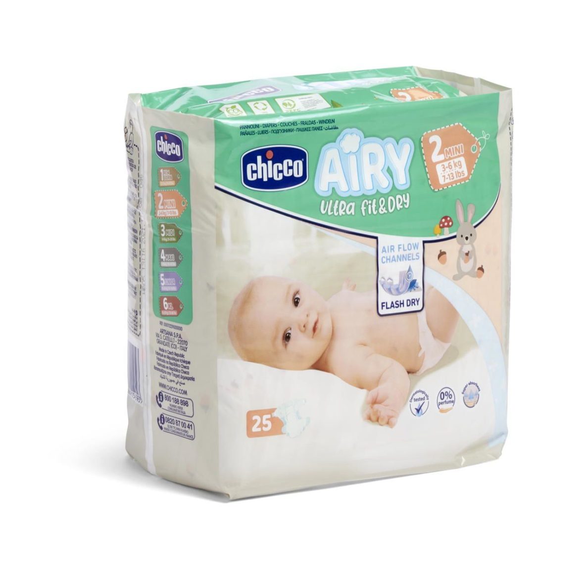 Pannolini taglia 2 Mini – Airy Ultra Fit&Dry