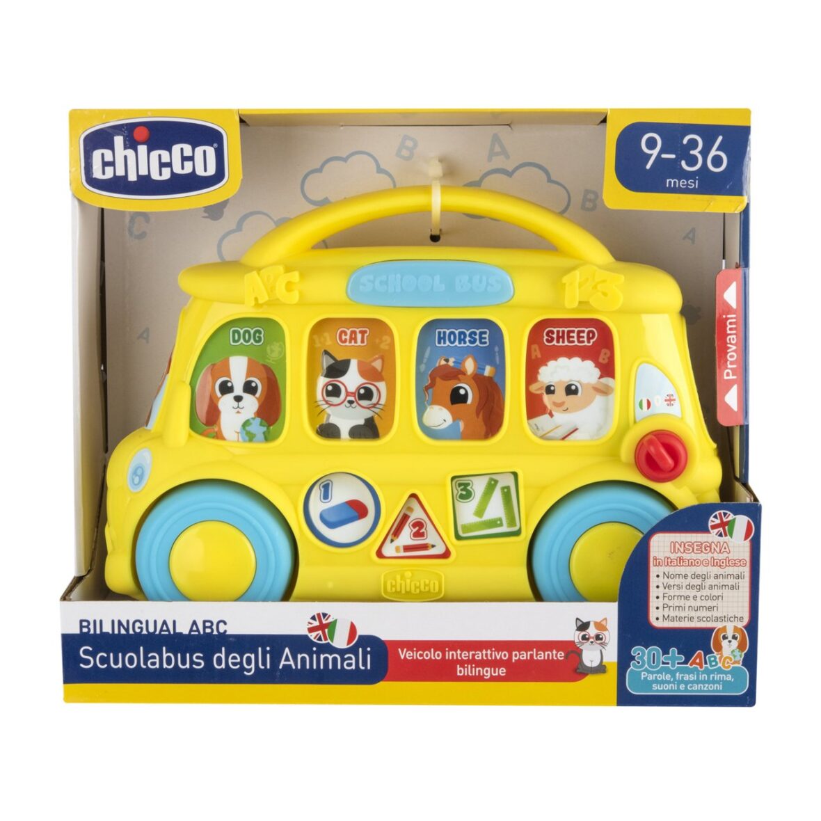 CHICCO SCUOLABUS PARLANTE ABC